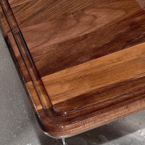 Natural European End Grain Walnut Wood Handmade Cutting Board Oiled