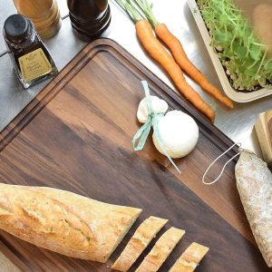 Natural European End Grain Walnut Wood Handmade Cutting Board Oiled