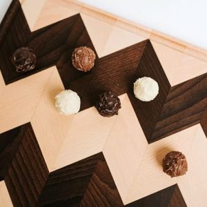 Premium European Beech Wood + Thermally Modified Beech Wood Handmade Cutting Board Oiled