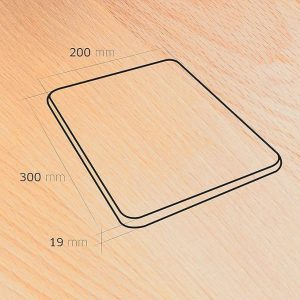 Set of 3 Premium European Beech Wood Handmade Cutting Boards Oiled